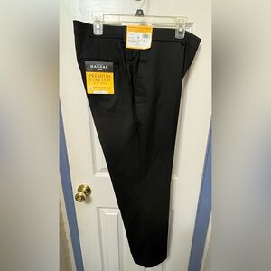 NEW—HAGGAR Men’s Black Suit Pants, Size 36W x 30L